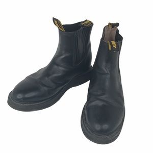 Bulldozer Pull On Work Boots, Black, Size 10